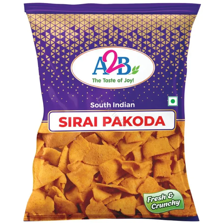 Cereal And Pulses Based Savoury Snack Sirai Pakoda A2B 200g