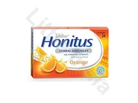 Honitus Herbal Lozenges Orange with Honey Dabur 24 pastilles