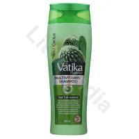 Wild Cactus Multivitamin+ Shampoo Hair Fall Control Vatika Dabur 400ml