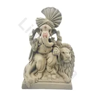 Figurka Ganesh z lwem 24cm