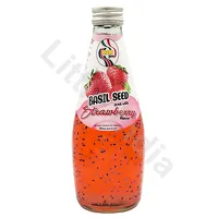 Strawberry Fruit Drink with Basil Seeds Tatka 290ml