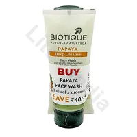 Face Wash Papaya Deep Cleanse Biotique 2x100ml