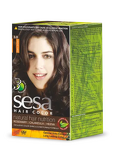 Farba do włosów (Ciemny Brąz) 50g+50ml Sesa