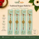Bransoletka Rakhi wzór 14 Raksha Bandhan 1szt.