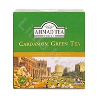 Herbata zielona ekspresowa z kardamonem Ahmad Tea 100 torebek