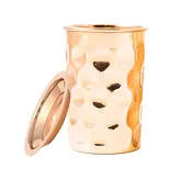 Copper Mug Honeycomb Lid Sattva 350ml