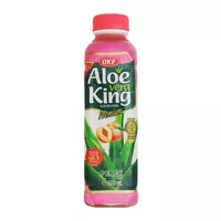 Aloe Vera King Peach Organic Aloe Drink OKF 500ml