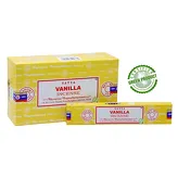 Naturalne kadzidełka o zapachu wanilii Vanilla Incense Satya 15g