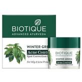 Winter Green Acne Control Spot Correction Cream 15g Biotique