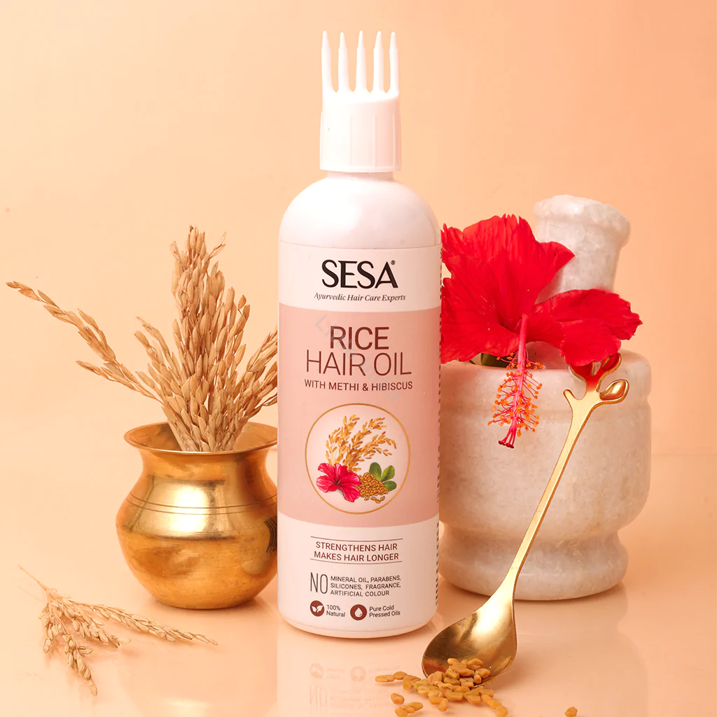 Rice Hair Oil with Meethi & Hibiscus 200ml Sesa Rice Hair Oil with Meethi & Hibiscus 200ml Sesa