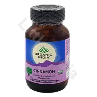 Cynamon zdrowy metabolizm Organic India 60 kapsułek