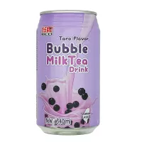 Taiwanese Bubble Milk Tea Drink Taro Flavor RICO 340ml