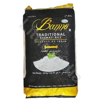 Basmati Rice Traditional Banno 20kg 