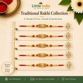 Bransoletka Rakhi wzór 10 Raksha Bandhan 1szt.
