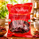 Suszone prapryczki Chilli Dry Red Chilli Radhuni 100g