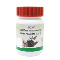 Tabletki na gardło Nardya Laxmi Vilas Ras Patanjali Divya 160 tabletek.