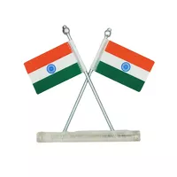 Indian Flag Desk Stand 1pc.