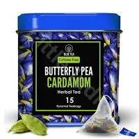 Herbata ziołowa z klitorii ternateńskiej z kardamonem Blue Tea 15 torebek