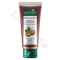 Walnut Exfoliation & Polishing Face Scrub 100g Biotique 