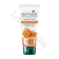 Honey Gel Soothe & Nourish Foaming Face Wash 100ml Biotique