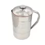 Dzbanek miedziany srebrny na wodę Silver Copper Jug Fern 2000ml - 2