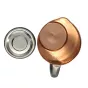 Dzbanek miedziany srebrny na wodę Silver Copper Jug Fern 2000ml - 3