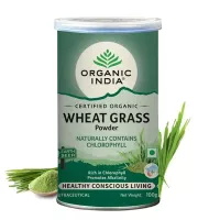 Preparat ziołowy trawa pszeniczna Wheatgrass Powder Organic India 100g