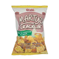 Chrupki o smaku soli i octu Marty's Cracklin Salt & Vinegar Flavor Oishi 90g