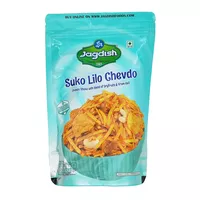 Indian Snack Suko Lilo Chevdo Gathiya Jagdish 200g