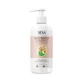 Rice Water Shampoo with Biotin Aloe Vera for Soft Shiny Hair Sesa 300ml