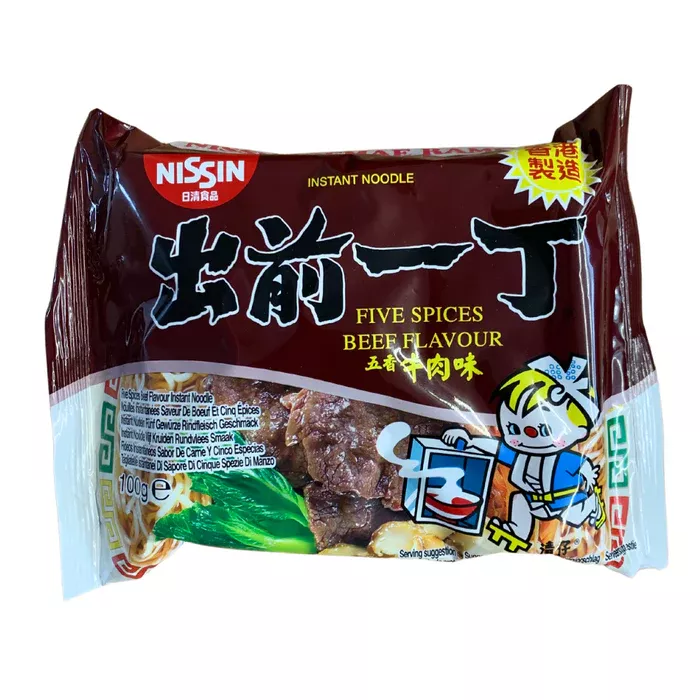 Makaron instant Demae Ramen with Five Spices Beef Flavour Nissin 100g