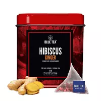Té de hibisco con jengibre Hibiscus Ginger Blue Tea 18 bolsitas