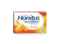Pastillas para la garganta de naranja Honitus Dabur 24 piezas