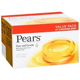 Pure & Gentle Soap Bar 3x125g Pears 
