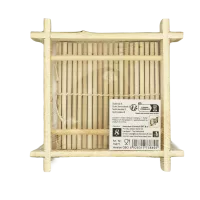 Bamboo sushi tray 15x15cm Golden Turtle
