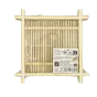Bamboo sushi tray 15x15cm Golden Turtle