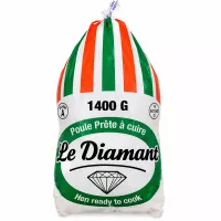 Mrożona kura bez podrobów klasa A HALAL Hen Ready to Cook Le Diamant 1,4kg