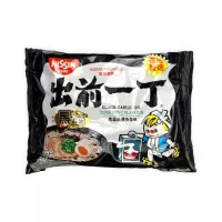 Fideos instantáneos Demae Ramen Sabor Tonkotsu con Aceite de Ajo Negro Nissin 100g