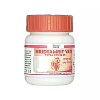 Suplement zdrowe serce Hridyamrit Vati Extra Power DS Patanjali Divya 40 tabletek.