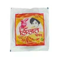 Papad z czerwonym chilli Red Chilles Papad Lijjat 200g