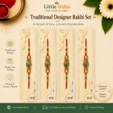 Bransoletka Rakhi wzór 19 Raksha Bandhan 1szt.