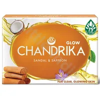 Soap Sandal Saffron Glow Chandrika 75g