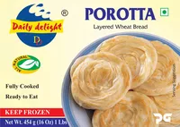 Płaskie chlebki Porotta Daily Delight 454g