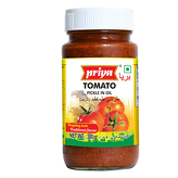 Tomato Pickle (without garlic) in oil 300g Priya