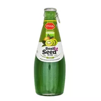 Kiwi Flavored Fruit Drink With Basil Seeds Pran 290ml