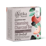 Cleansing Charcoal Shampoo Bar 75g Vatika Naturals