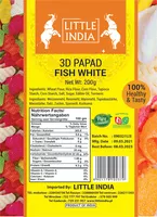 HD PAPAD RYBY BIAŁY 200G BY LITTLE INDIA
