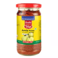 Marynowany agrest indyjski z czosnkiem Amla Pickle Telugu Foods 300g