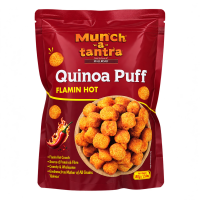Crunchy expanded quinoa puff Quinoa Puff Munch & Tantra 80g