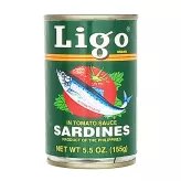 Sardynki w sosie pomidorowym Sardines in Tomato Sauce Ligo 155g